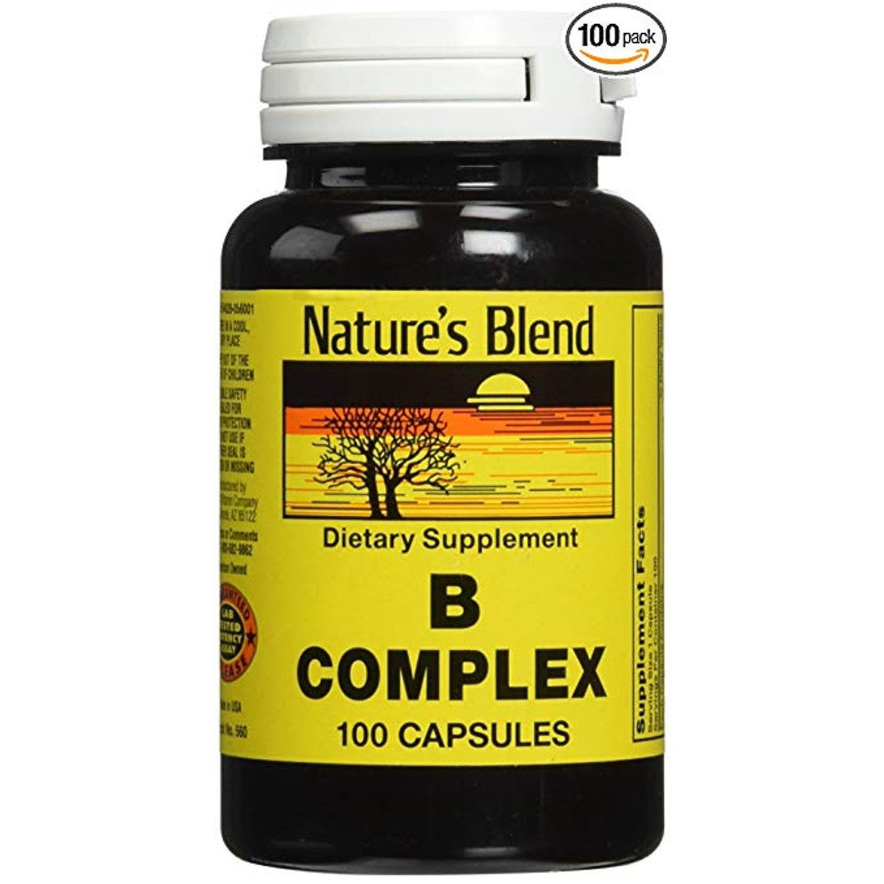 Nature's Blend Vitamin B Komplex Kapseln - 100 Kapseln