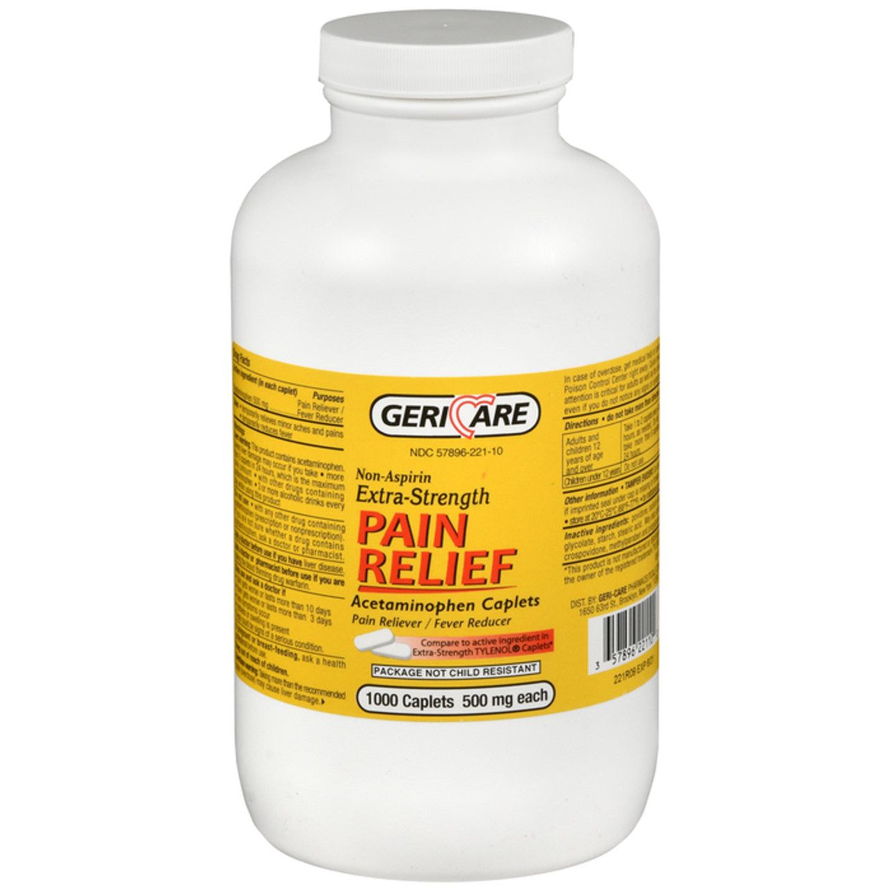 Geri Care Paracetamol Schmerzlinderung, 1 Flasche
