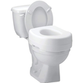 Carex Toilettensitzerhöhung, 12,7 cm Höhe, konturierte Oberfläche, Braun