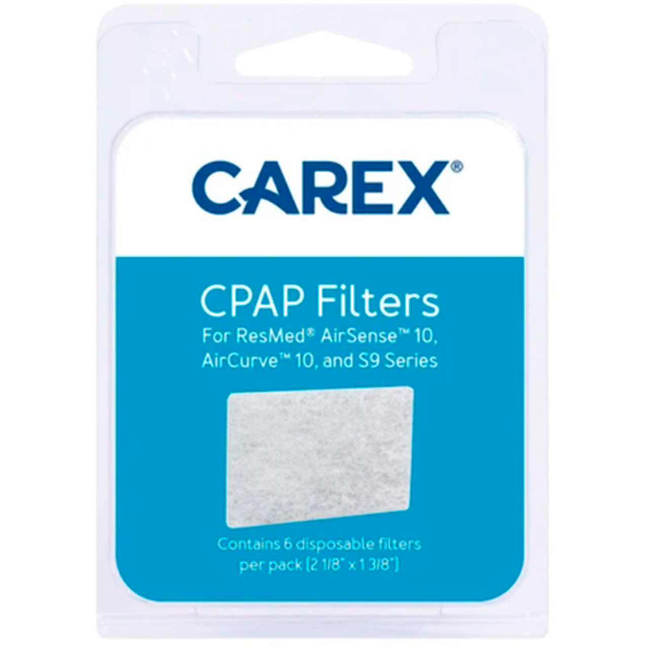 Filtra CPAP Carex për ResMed AirSense 10, AirCurve 10, Seritë S9