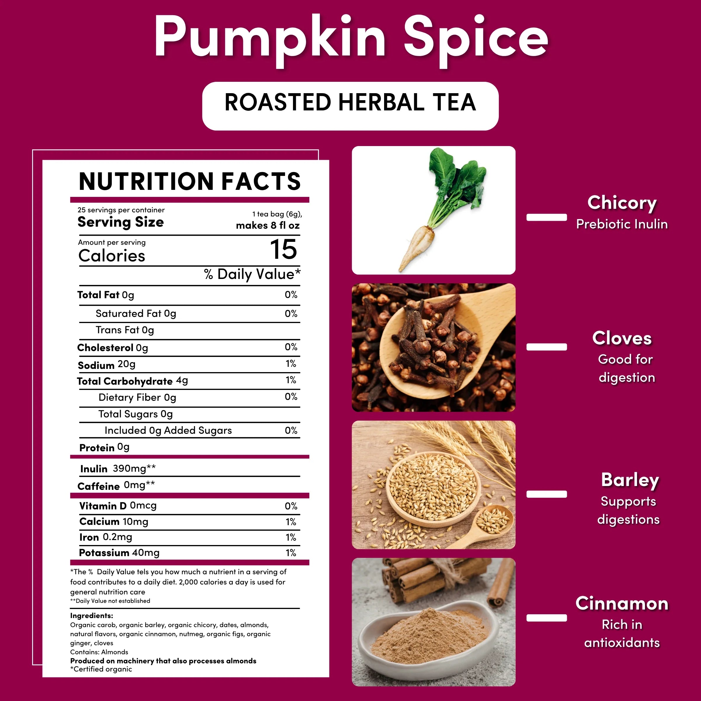 Pumpkin Spice Roasted Herbal Tea