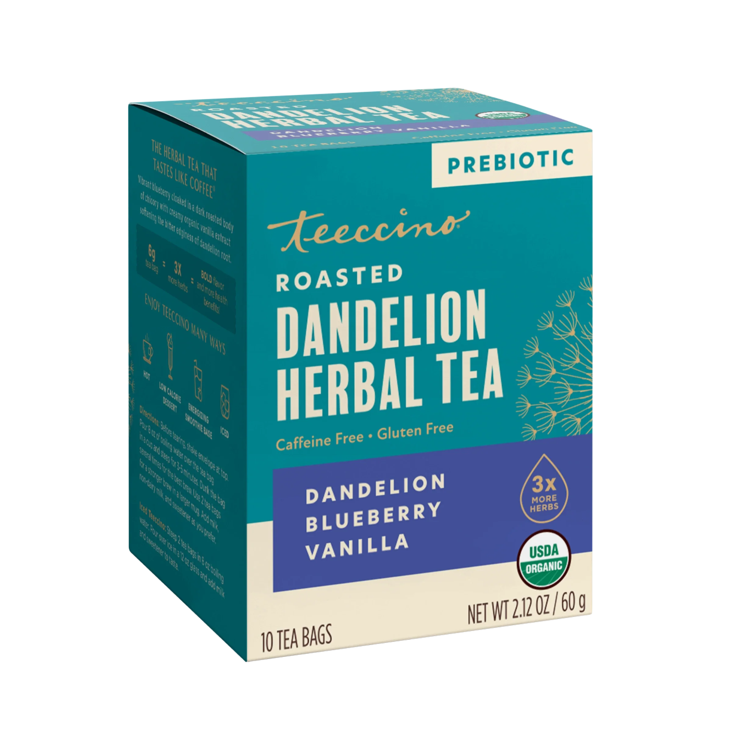 Dandelion Blueberry Vanilla Roasted Herbal Tea