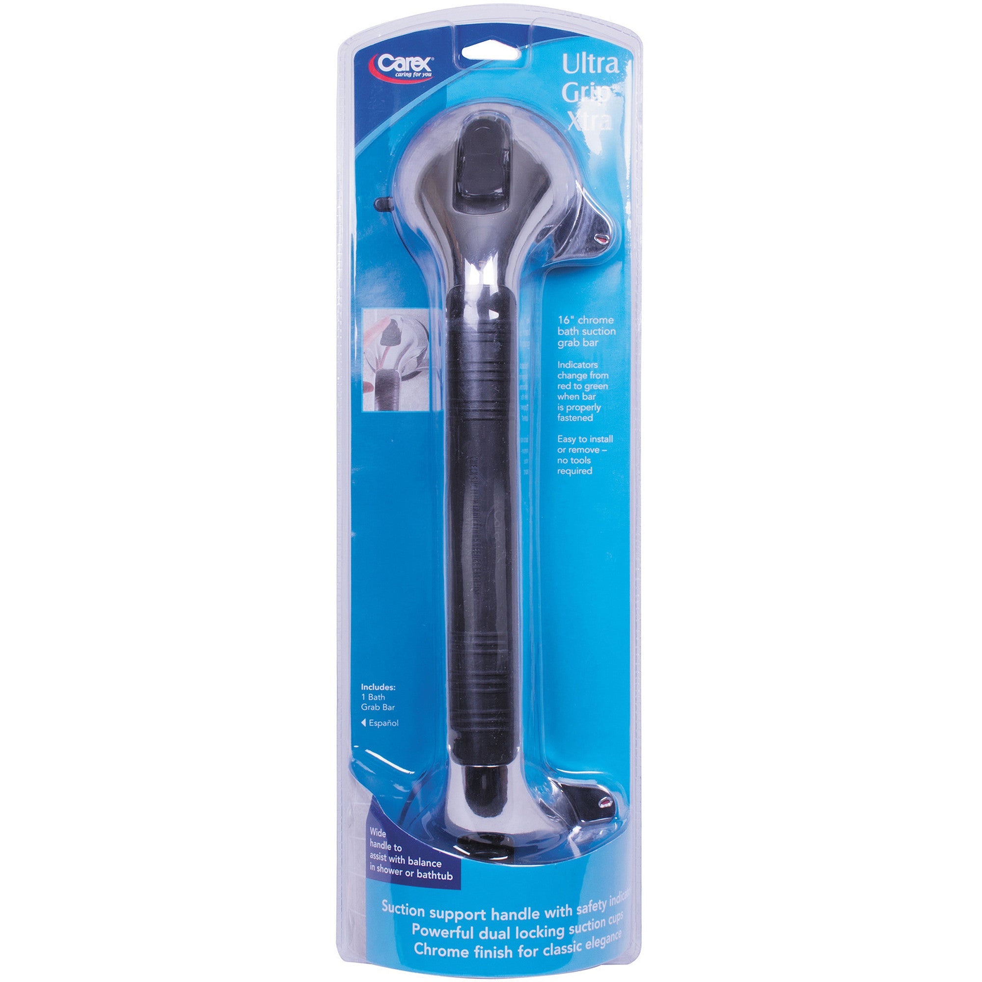 Carex Chrom Ultra Grip Badhaltegriff - 40,6 cm