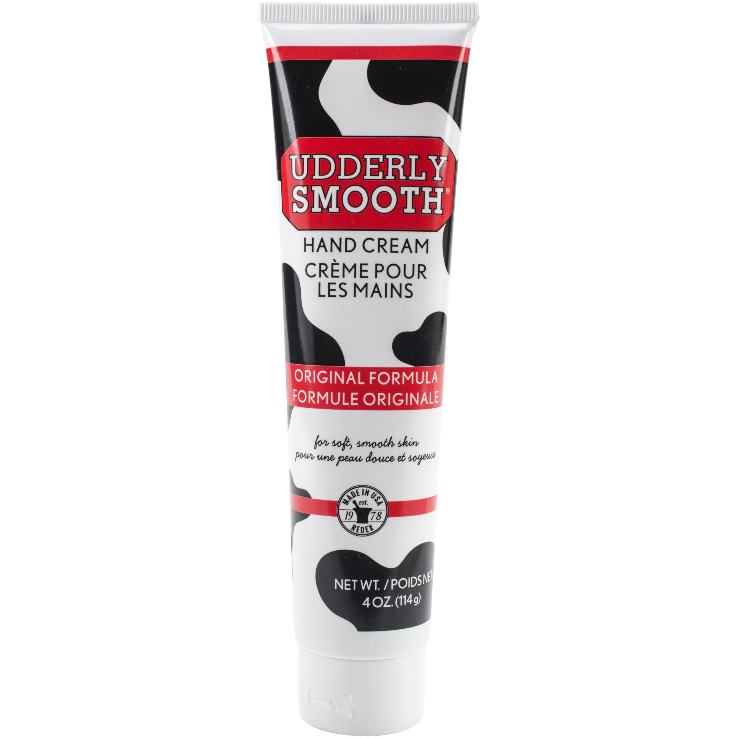 Udderly Smooth Handcreme, Feuchtigkeitscreme Originalformel, 114 g Tube
