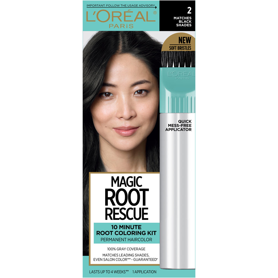 L'Oreal Paris Magic Root Rescue Bojë për Flokë 10 Minuta, 2 Black, 1 Komplet