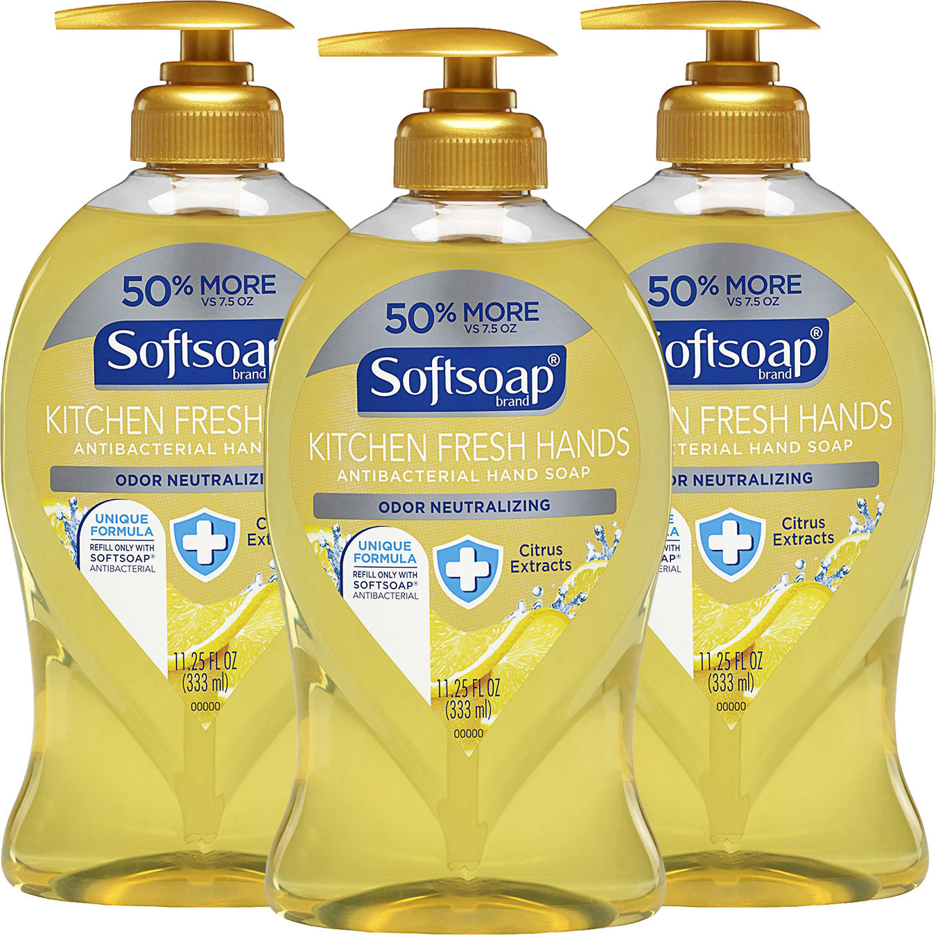 Softsoap Antibakterielle Handseife mit Spender, Kitchen Fresh Hands – 332 ml