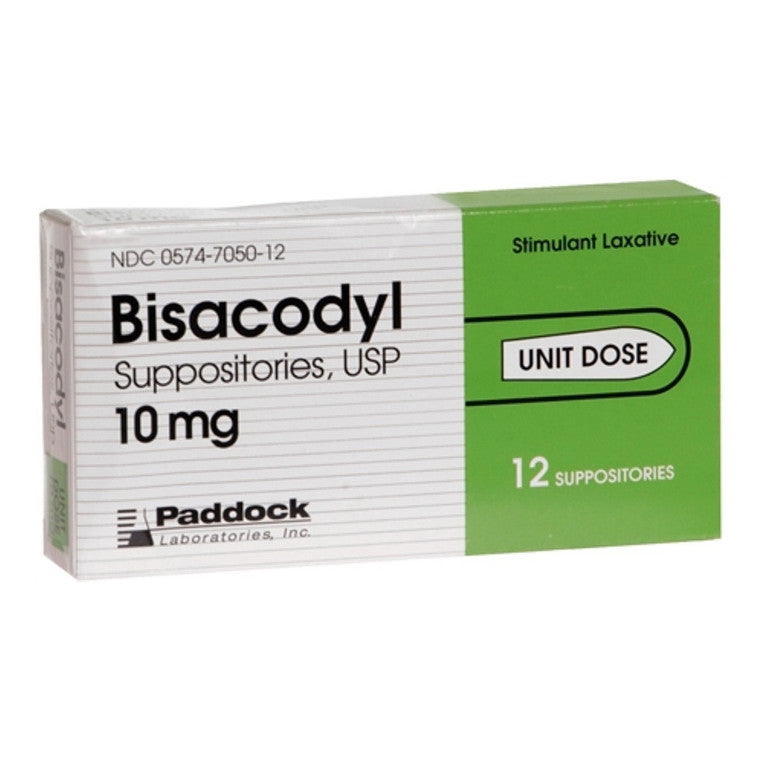 Paddock Laboratories Bisacodyl Zäpfchen USP 10 mg