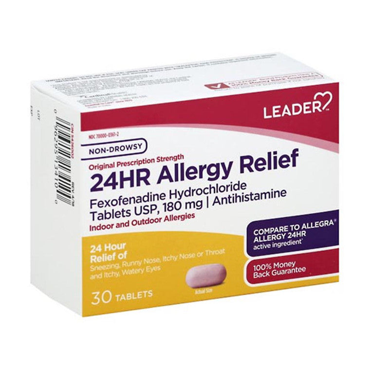 Meistverkaufte Artikel Leader 24 Stunden Allergiemedikament Tabletten 180mg