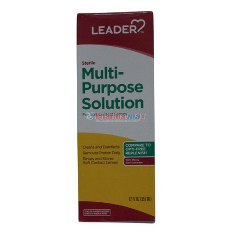 Leader Allzwecklösung für Kontaktlinsen, 355 ml