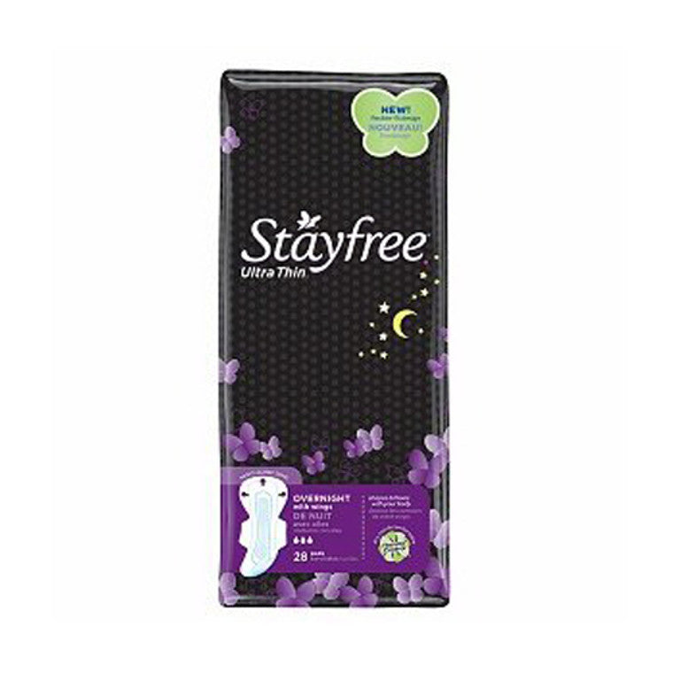 Stayfree Ultra Binden extra dünn Nacht mit Flügeln
