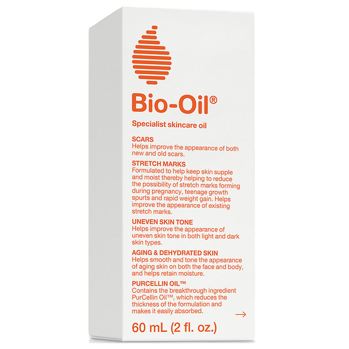 Bio-Oil Hautpflegeöl – 60 ml – Klinisch erwiesen bei Narben und Dehnungsstreifen