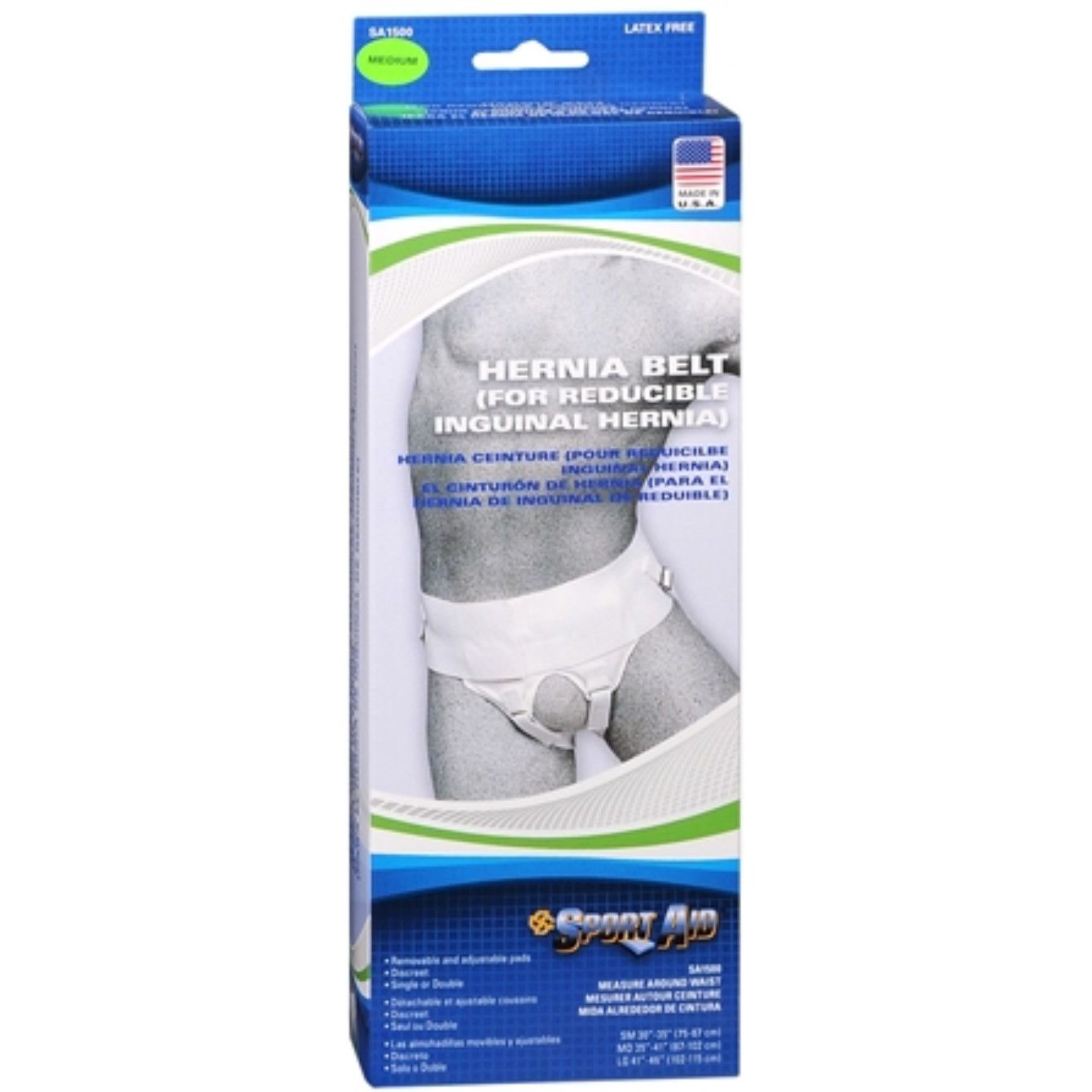 Brezi për Hernie Sport Aid Medium 35 - 41