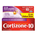 Cortizone 10 Juckreizlindernde Creme, maximale Stärke, Intensiv-Heilungs-Formel, 2 Oz Vorteilspackung
