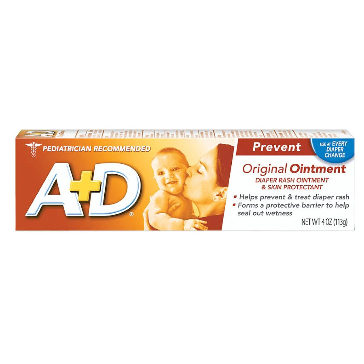 A+D Original Windelcreme, Hautschutz, 4-Unzen-Tube