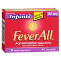 FeverAll Paracetamol, 80 mg, Säuglinge, Zäpfchen