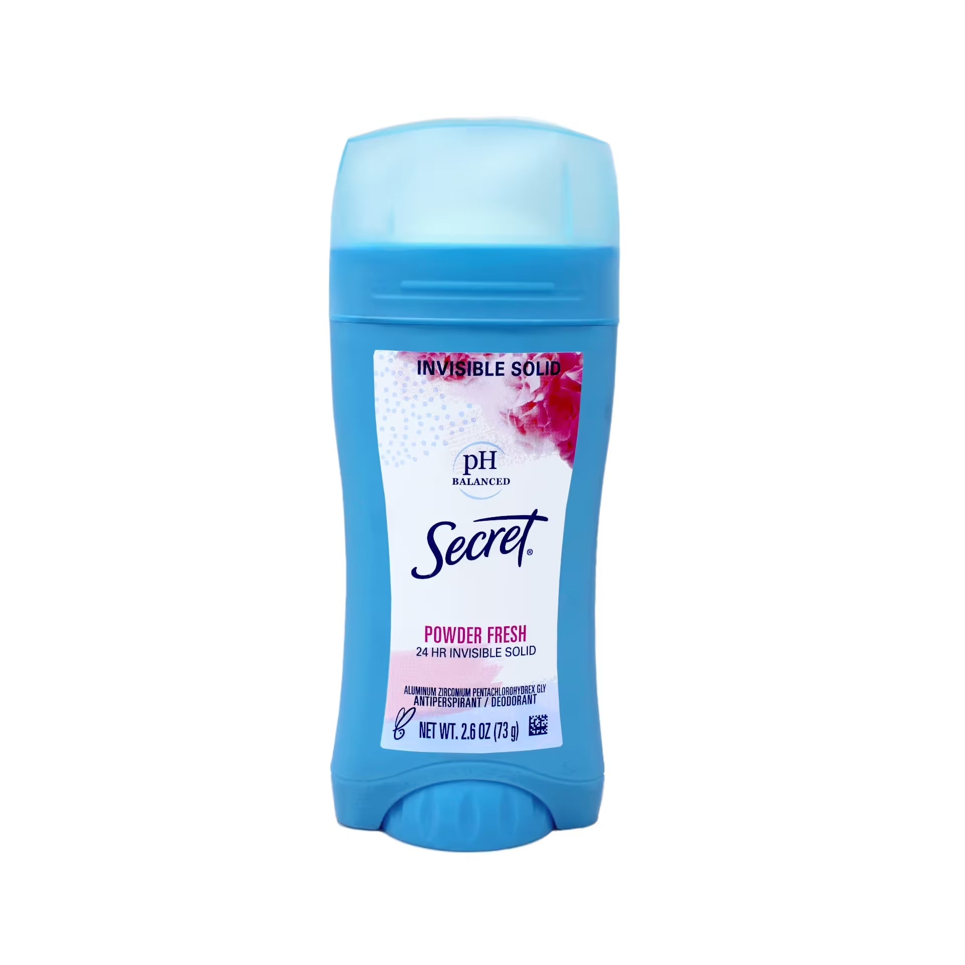 Secret Classic Antitranspirant & Deodorant, fester Puderduft, 73 g (6er-Pack)