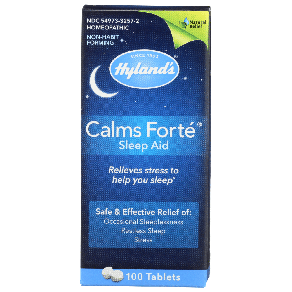 Hyland's Homeopathic Calms Forte - Ndihmë për Gjumë - 100 Tableta