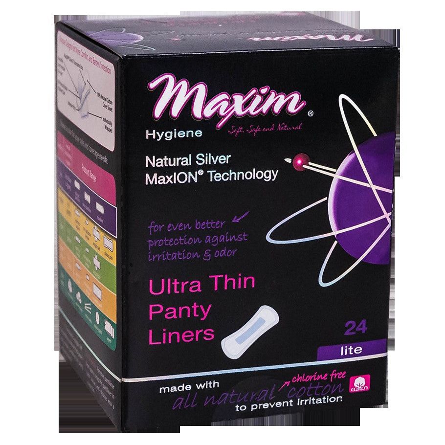 Maxim MaxION Ultra Thin Slipeinlagen, leicht, 24 Stück, Hygieneartikel