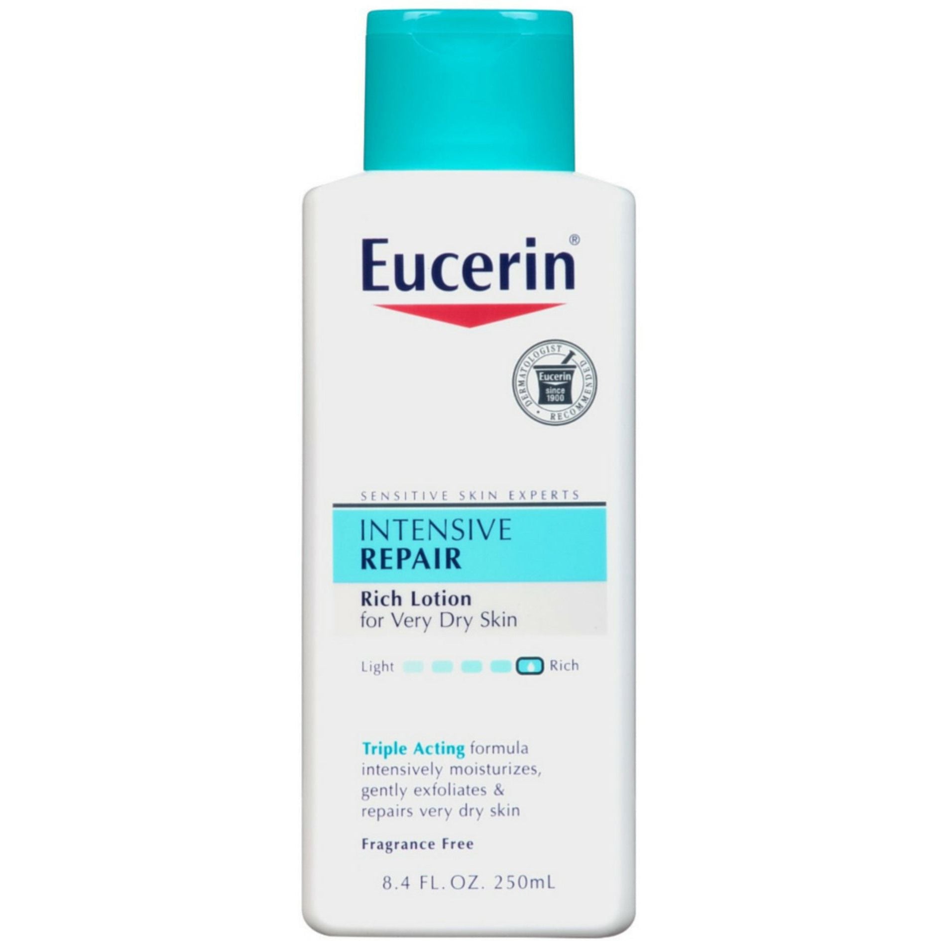 Eucerin Intensive Repair Rich Feel Lotion, 250 ml, shishe me shtypje