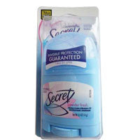 Lil' Drugstore Secret Deodorant/Anti-djersë i fortë i padukshëm për femra, madhësi udhëtimi - 0.6 Oz/Shishe