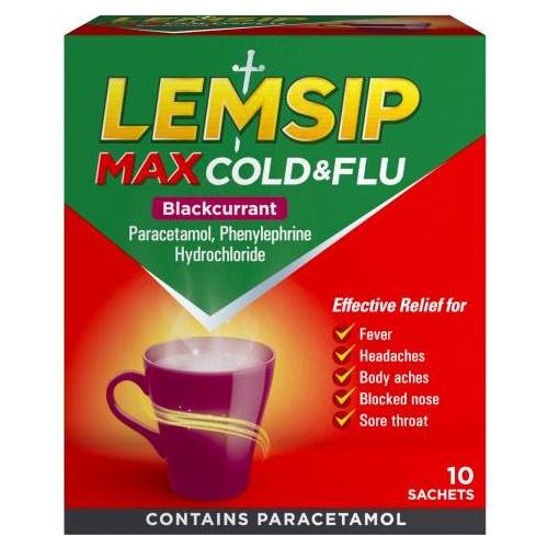 Lemsip Max Cold & Flu Rrush i zi 10 copë