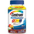 Multivitaminë Centrum MultiGummies në formë karamelesh të buta për meshkuj, Suplement multivitaminash/multimineralesh me Selen, Antioksidantë dhe Vitaminë D3, Shije frutash të ndryshme