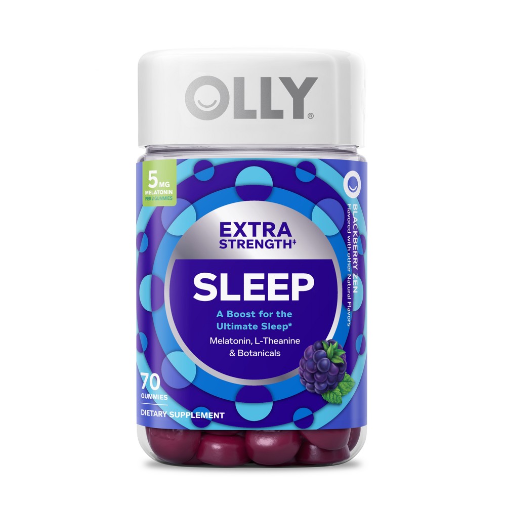 Olly Extra Strength Blackberry Zen Schlaf 70 Gummibärchen
