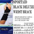 Sport Aid Black Deluxe Handgelenk links mittel