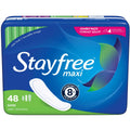 Stayfree Maxi Pads, Super Saugfähigkeit, 192 Stück (4er-Pack, 48 Stück pro Packung)