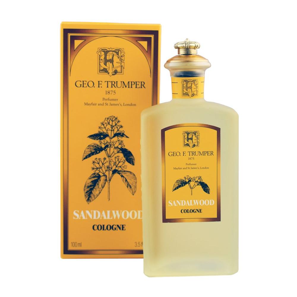 Geo. F. Trumper Sandelholz Kölnisch Wasser in einer Glasflasche 100ml