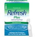 Refresh Plus Feuchtigkeitsspendende Linderung Gleitende Augentropfen 30 x 0,01 fl oz Behälter