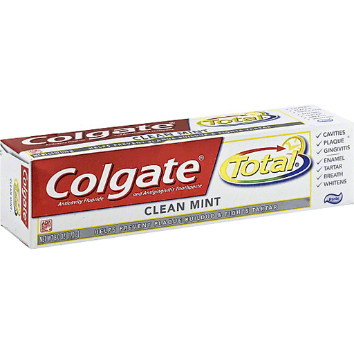 Colgate Total Kariesschutz Fluorid- und Zahnfleischschutz Zahnpasta Minzgeschmack Paste