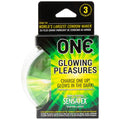 ONE Glowing Pleasures Kondome mit Reiseetui