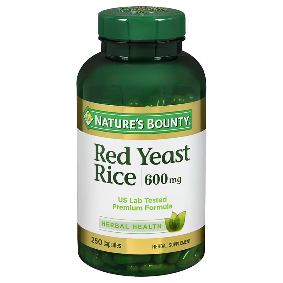 Kapsula shtesë ushqimore me oriz të kuq të fermentuar Nature's Bounty 600 mg