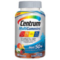 Centrum MultiGummies 50+ Multivitamin – Multimineral-Nahrungsergänzungsmittel, verschiedene natürliche Fruchtaromen, 90 Stück