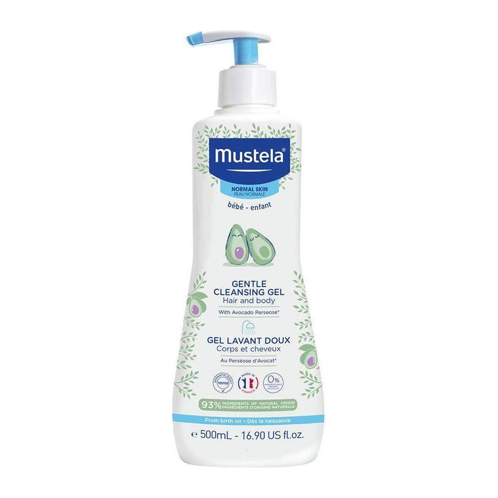 Mustela Xhel Pastrues 2 në 1 për Foshnja (Larës trupi dhe Shampo) - 200 ml