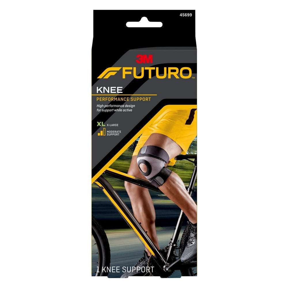 FUTURO Sport Knieschutz mit Feuchtigkeitsregulierung, verstellbare, atmungsaktive Bandage, X-Large