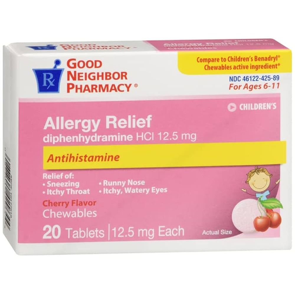 GNP DIPHENHYDRAMINE HCL ORALE LÖSUNG, KIRSCHGESCHMACK, 4OZ