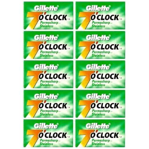 Gillette 7 O'clock Super Stainless Double Edge Rasierklingen - 20x5er Pack