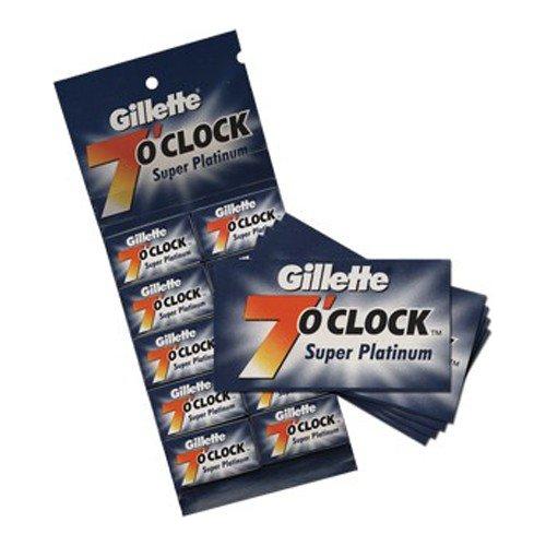 Gillette 7 O`Clock Super Platinum Rasierklingen - 20x5er-Pack