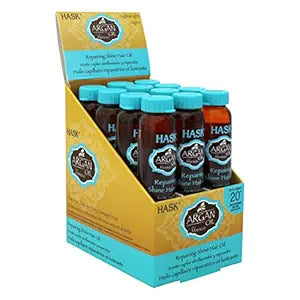 Hask Arganöl reparierendes Glanz-Haaröl 12x 18 ml