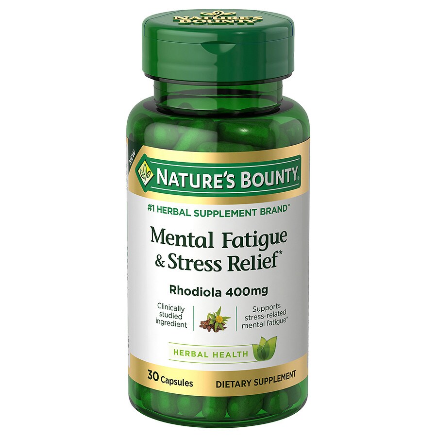 Nature's Bounty Rhodiola 400 mg Gegen geistige Ermüdung & Stress 30 Kapseln
