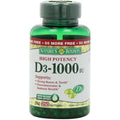 Nature's Bounty Vitamin D3, 25 µg (1000 IE), 250 schnell freisetzende Softgels