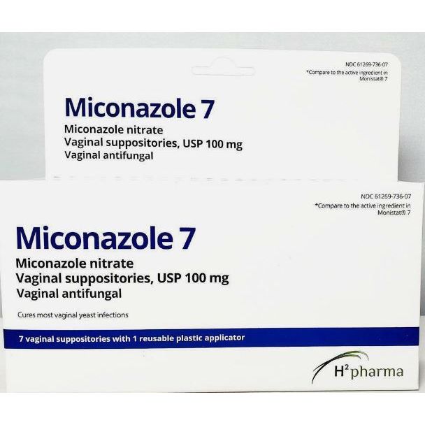 H2 Pharma Miconazol 7 Vaginalzäpfchen 100 mg