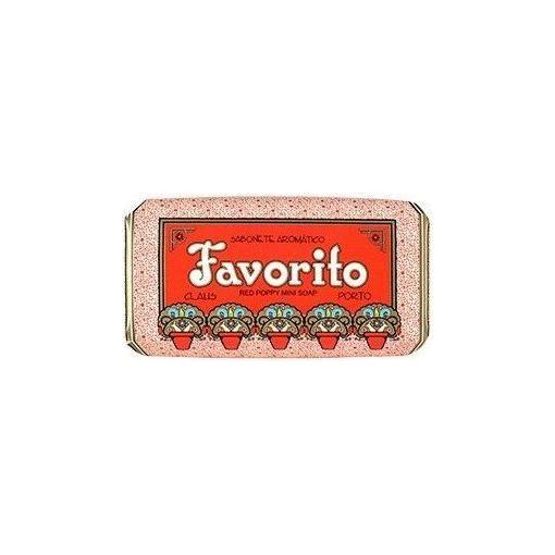 Claus Porto Favorito Roter Mohn Mini-Seife 48 g