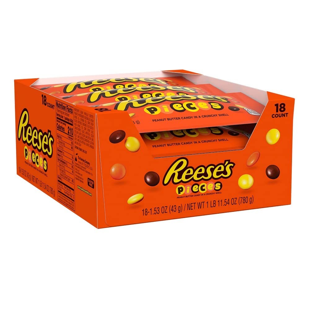 Reese's® Pieces Erdnussbutter-Süßigkeit – 1 Pfund / 18 Stück