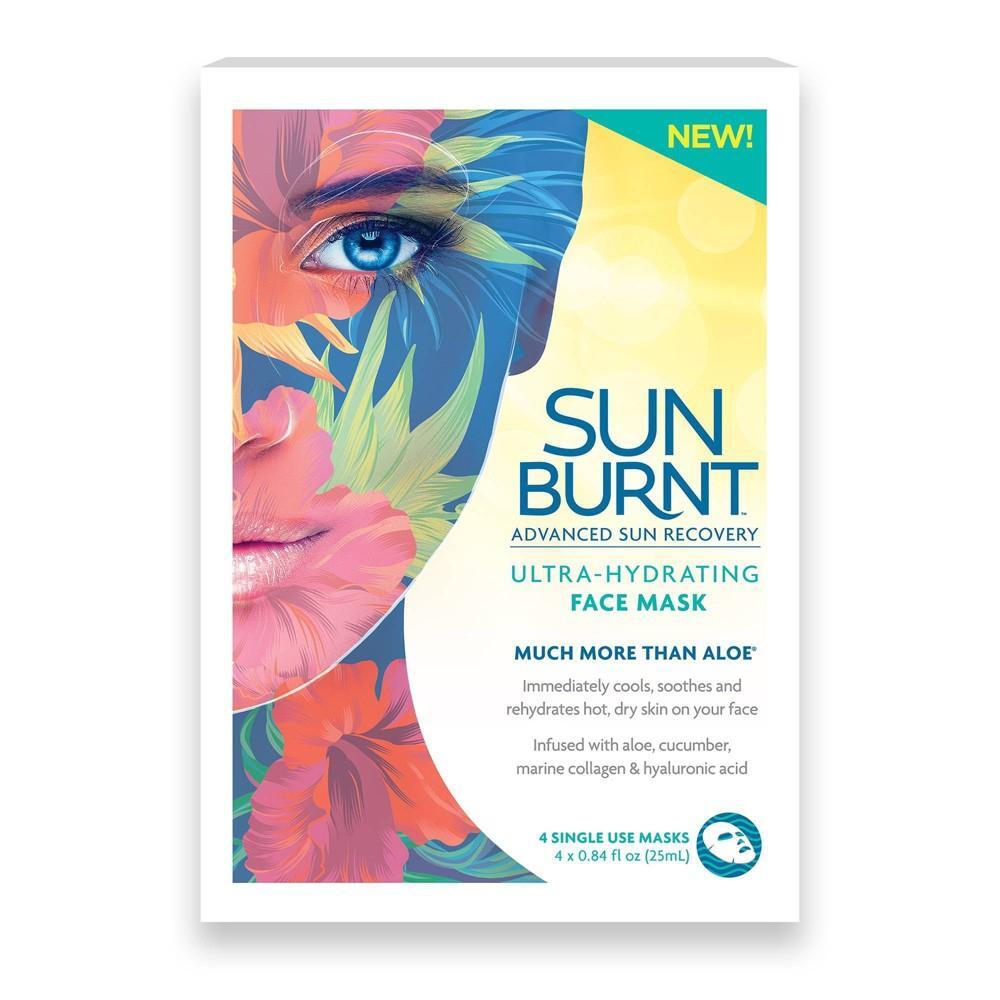Maskë fytyre SunBurnt Ultra-Hydrating - 4 copë/0.84 Fl Oz