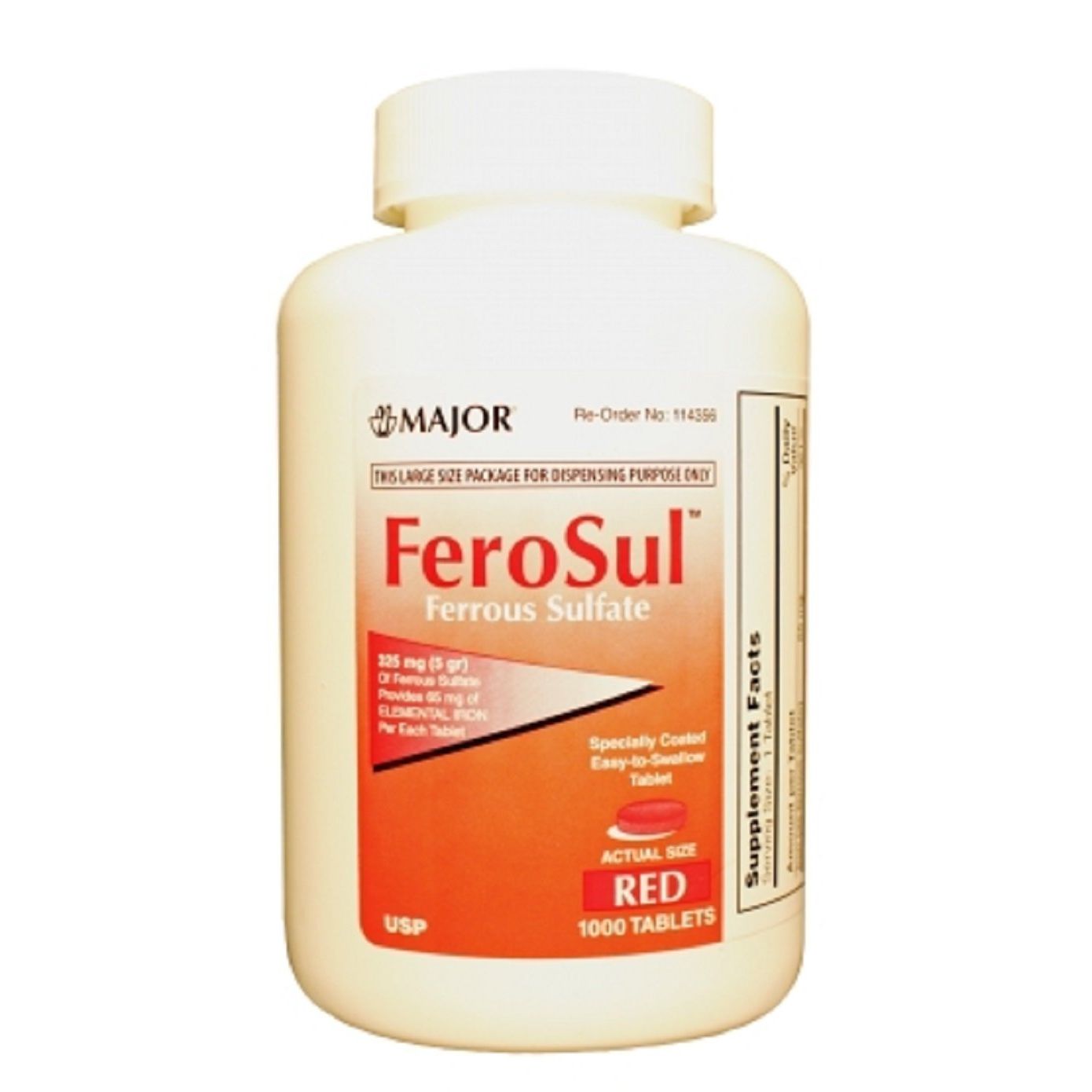Major FeroSul Eisensulfat 325 mg – 1000 rote Tabletten