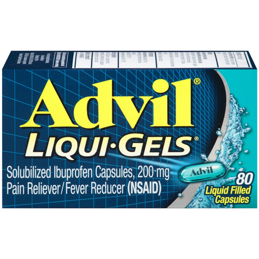 Advil Liqui-Gels Schmerzmittel/Fiebersenker Flüssig gefüllte Kapseln - Ibuprofen (NSAID)