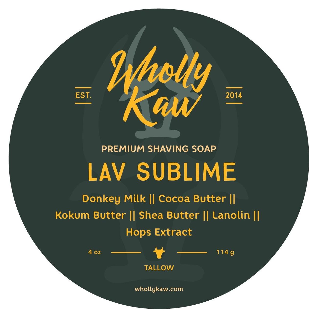 Wholly Kaw Lav Sublime Rasierkollektion